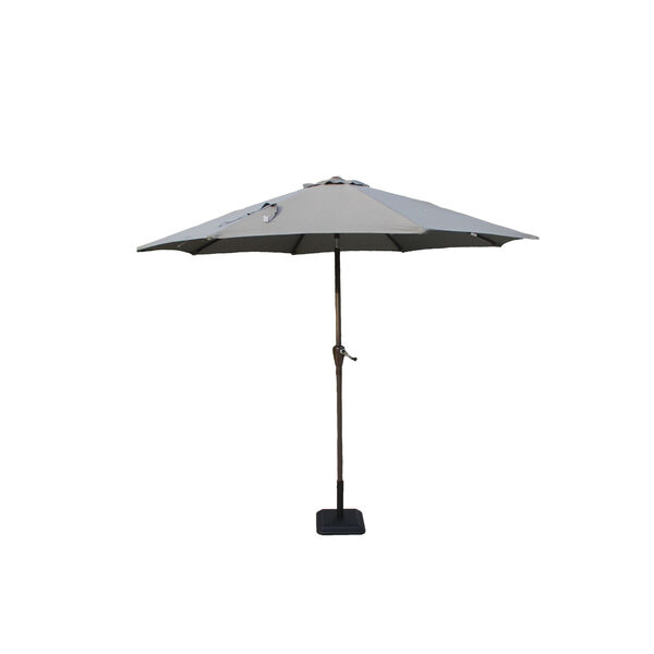 Dark Grey Nine-Feet Outdoor Umbrella, image 1