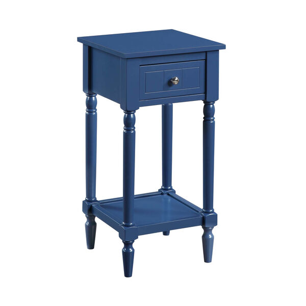 French Country Cobalt Blue 28-Inch Khloe Accent Table, image 1