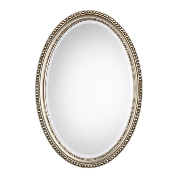 Wellington Silver Oval Mirror - (Open Box), image 2