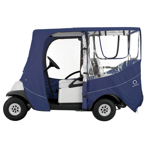 Cypress Navy Long Roof Deluxe Golf Car Enclosure, image 3