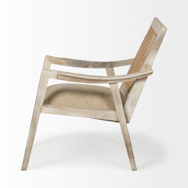 Teryn Cream and Natural Accent Chair, image 3