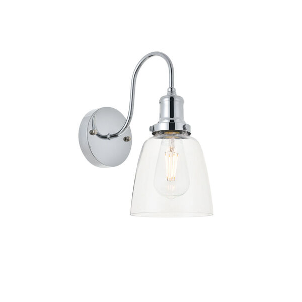 Felicity Chrome Six-Inch One-Light Wall Sconce, image 4