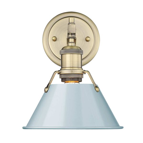 Orwell Aged Brass One-Light Wall Sconce, image 1