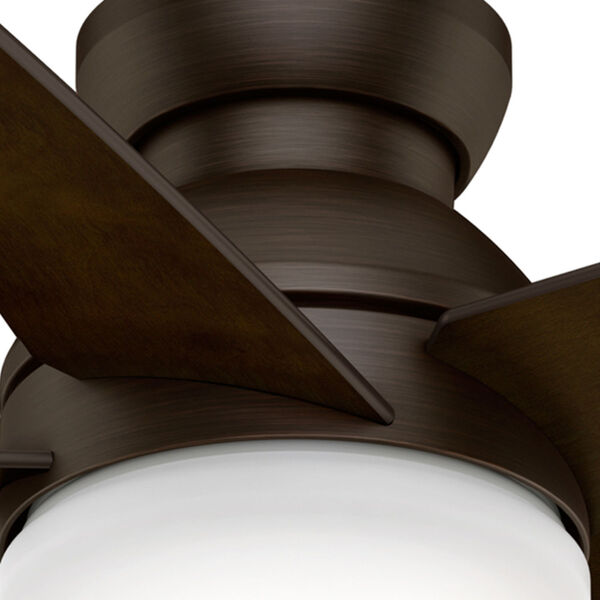 Isotope Brushed Cocoa 44-Inch LED Ceiling Fan, image 6