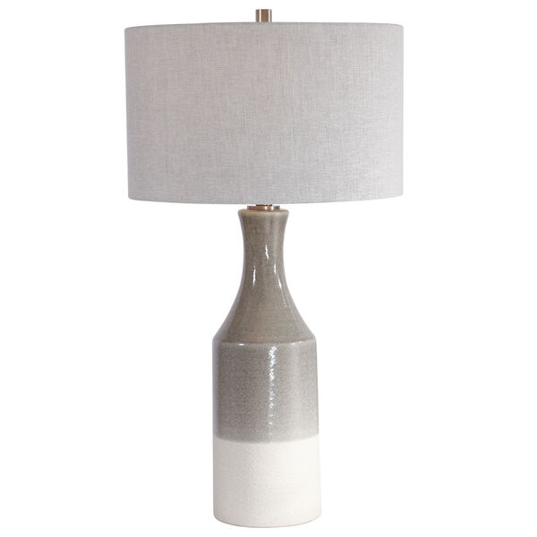 Savin Gray Ceramic Table Lamp, image 1