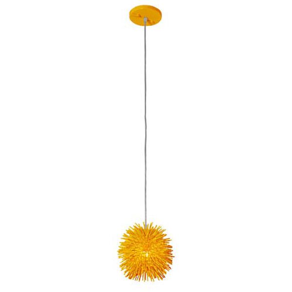 Urchin Un-Mellow Yellow One Light Uber Mini Pendant, image 1