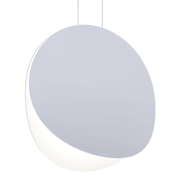 Malibu Discs Dove Gray 18-Inch LED Pendant, image 1