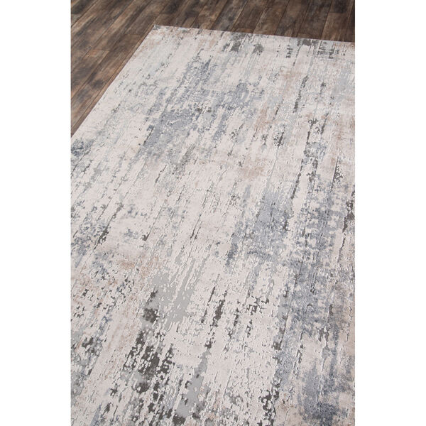 Dalston Gray Abstract Rectangular: 3 Ft. 11 In. x 5 Ft. 7 In. Rug, image 2