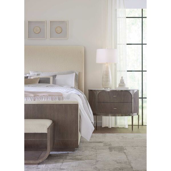 Modern Mood Mink Cal King Upholstered Panel Bed, image 5