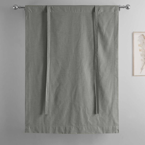 Dune Textured Solid Cotton Tie-Up Window Shade Single Panel, image 6