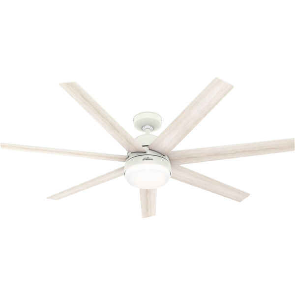 Phenomenon Matte White 60-Inch Ceiling Fan with LED Light Kit and Wall Control, image 1