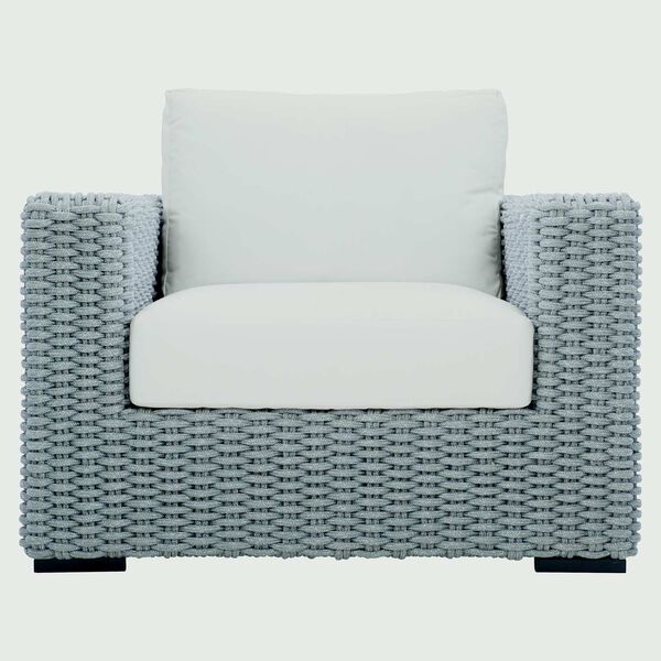 Capri Gray Mist and White Outdoor Chair, image 3