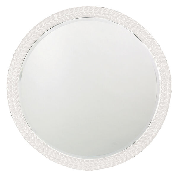 Amelia Glossy White Mirror, image 1