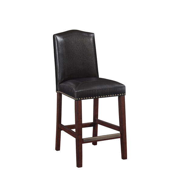 Carteret Brown Faux Leather Counter Stool , image 5