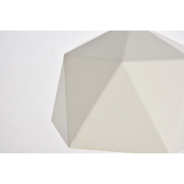 Arden White 10-Inch One-Light Pendant, image 3