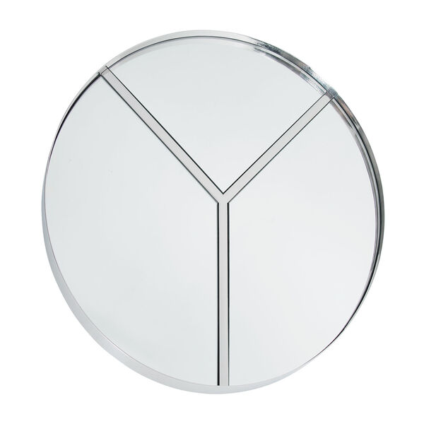 Lyra Polished Nickel Wall Mirror, image 3