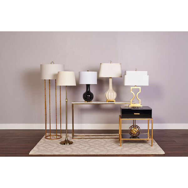 Aster White and Brass One-Light Table Lamp, image 3