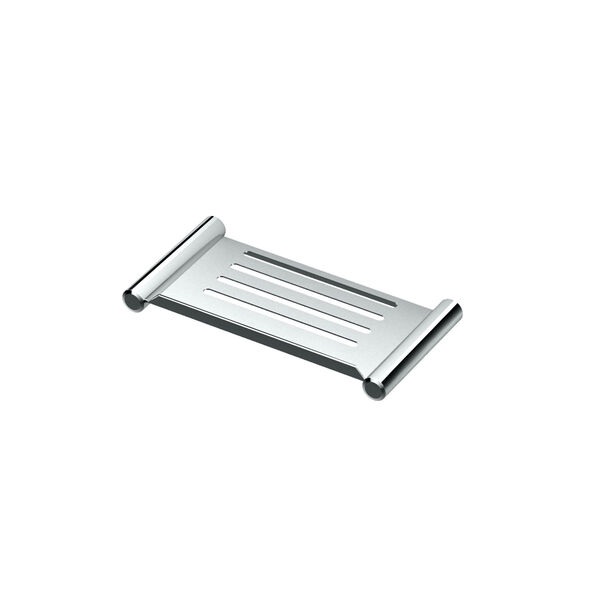 Elegant Chrome 10-Inch Shower Shelf, image 1