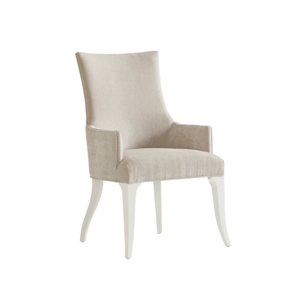 Avondale White Geneva Upholstered Arm Chair, image 1