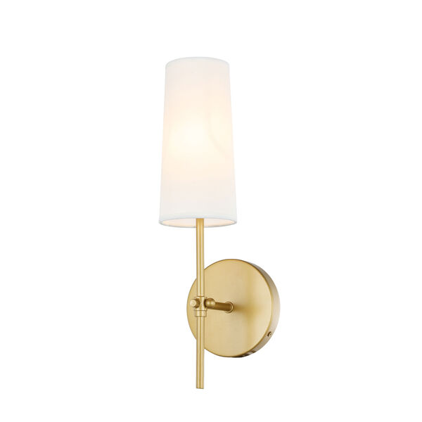 Mel Brass Five-Inch One-Light Wall Sconce, image 4