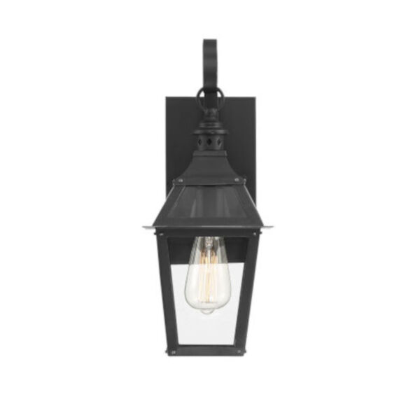 Elle Black and Gold 7-Inch One-Light Outdoor Wall Sconce, image 3