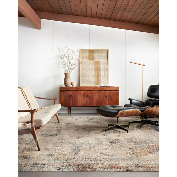 Axel Sand, Spice and Blue Area Rug, image 2