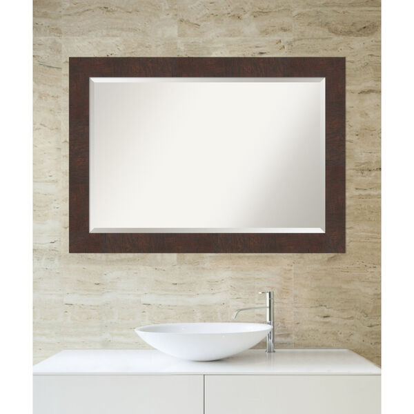Wildwood Brown 41W X 29H-Inch Bathroom Vanity Wall Mirror, image 5