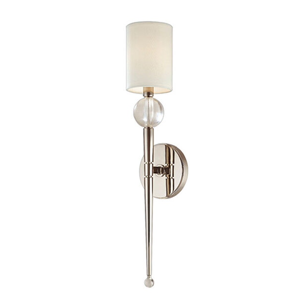 Rockland Polished Nickel One-Light Wall Sconce, image 1