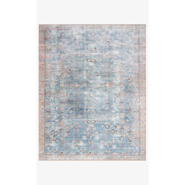Wynter Teal and Multicolor Rectangular: 2 Ft. 6 In. x 12 Ft. Area Rug, image 1