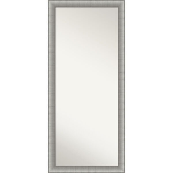 Elegant Pewter 29W X 65H-Inch Full Length Floor Leaner Mirror, image 1