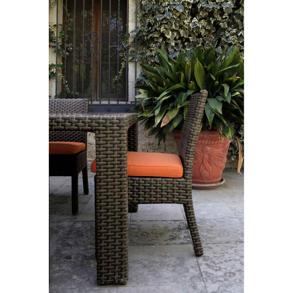 Fiji Canvas Brick Stackable Side Chair with Cushion, image 4