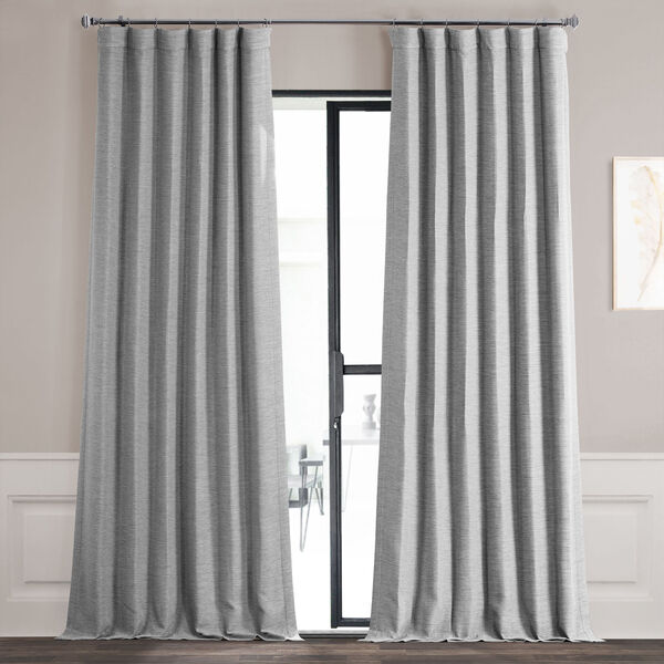 Vista Grey Blackout Single Curtain Panel 50 x 96, image 1