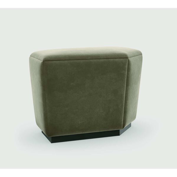 Caracole Upholstery Pollux Dark Chocolate Ottoman, image 4