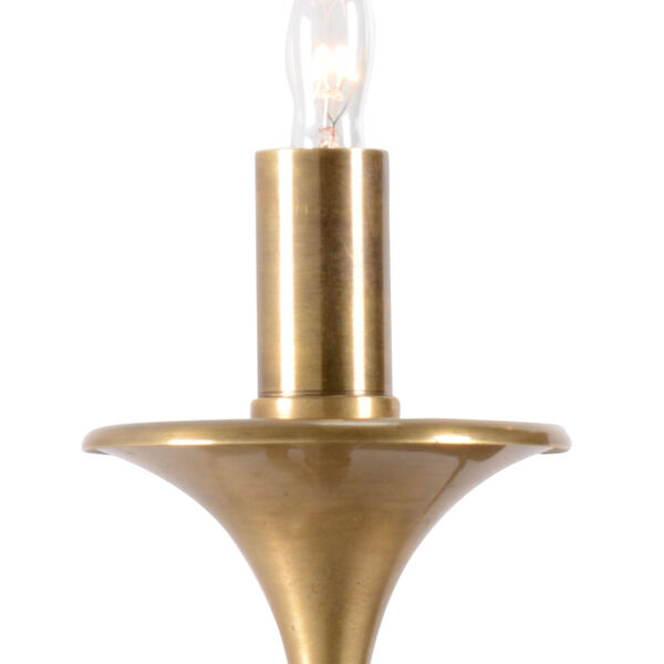 Loren Antique Gold Two-Light Wall Sconce, image 2