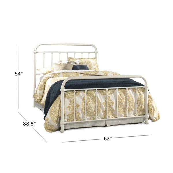 Kirkland Queen Bed Set with Bed Frame - Soft White, image 3