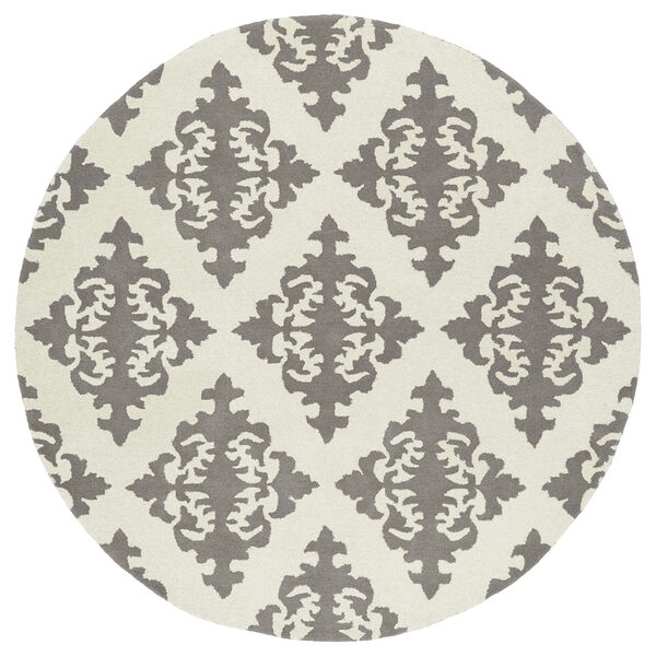 Evolution Grey Hand Tufted 9Ft. 9In Round Rug, image 6