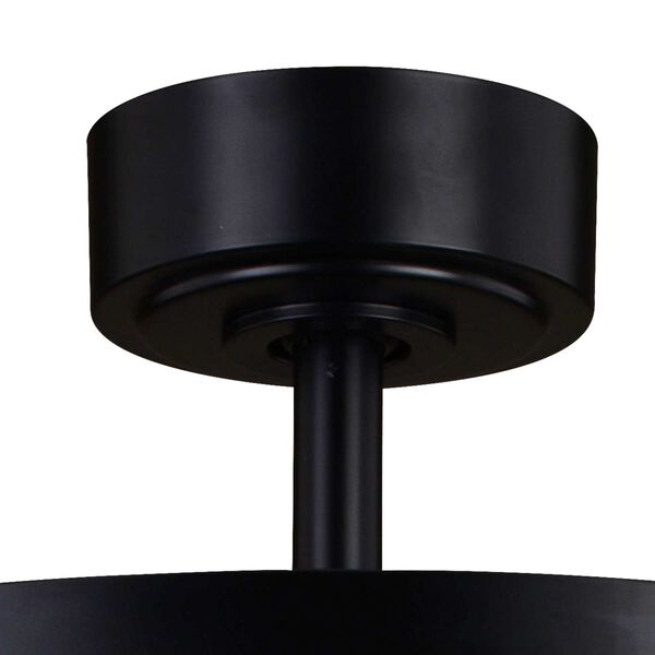 Akron Black Five-Light LED Chandelier Ceiling Fan with Remote, image 6