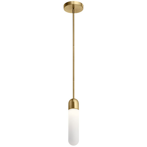 Sorno Champagne Gold Three-Inch LED Mini Pendant, image 1