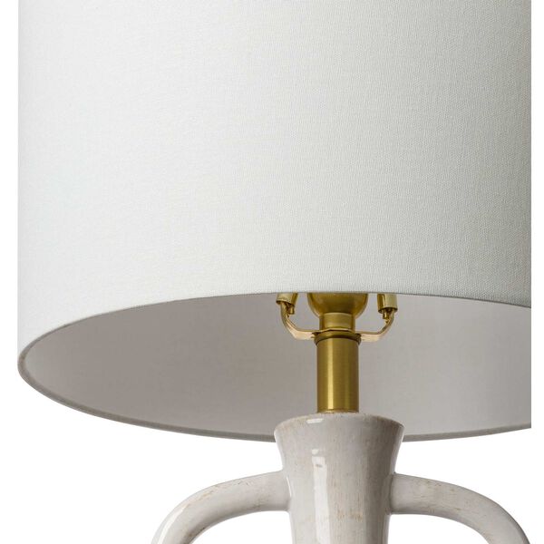 Lorraine White One-Light Table Lamp, image 3