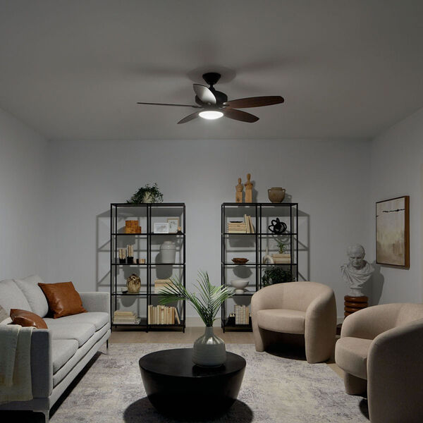 Renew Designer Satin Natural Bronze 52-Inch LED Ceiling Fan, image 3