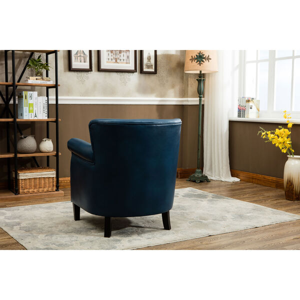 Holly Navy Blue Club Chair, image 3