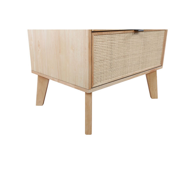 Ivy Natural Nightstand with Two Drawer, image 3