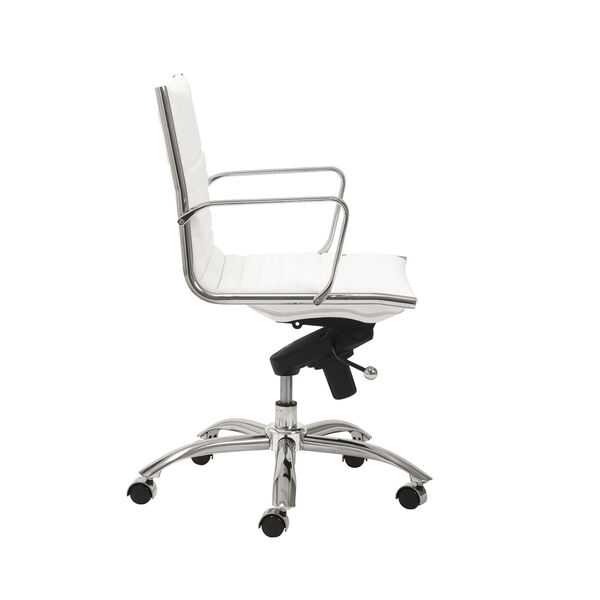 Dirk White 27-Inch Low Back Office Chair, image 3