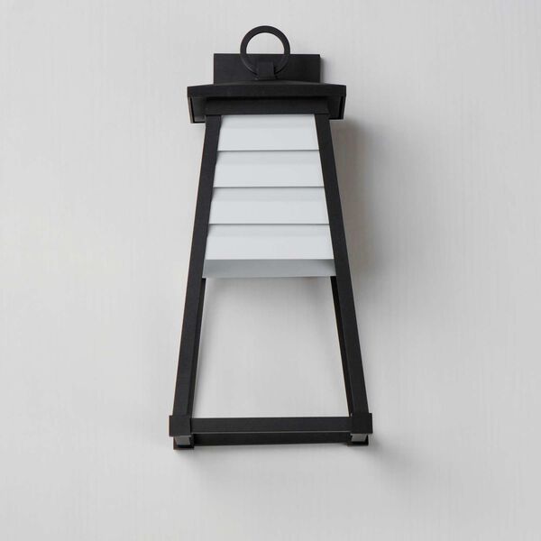 Shutters White Black One-Light Outdoor Wall Sconce, image 2