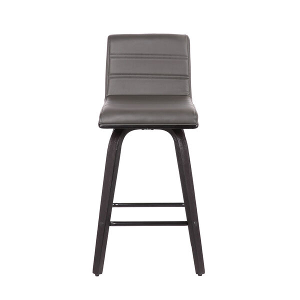 Vienna Black and Gray 26-Inch Counter Stool, image 5