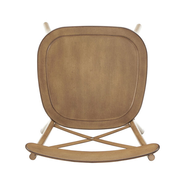 Roman Brown Metal Dining Chair, image 6