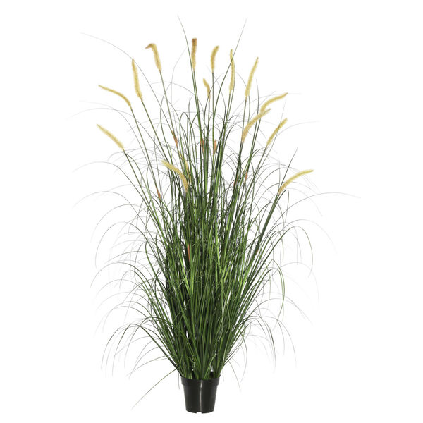 Multicolor 36-Inch Foxtail Grass in Pot, image 1