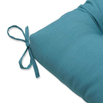 Pillow Perfect Forsyth Blue 56-Inch Bench Cushion 650104