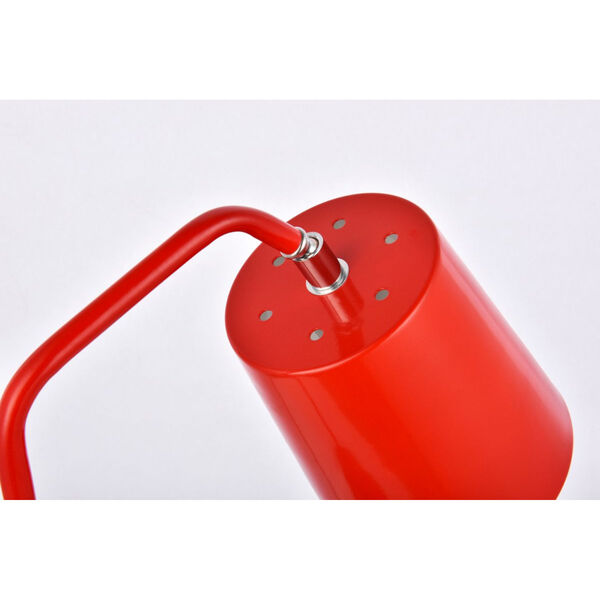 Leroy Red One-Light Table Lamp, image 4