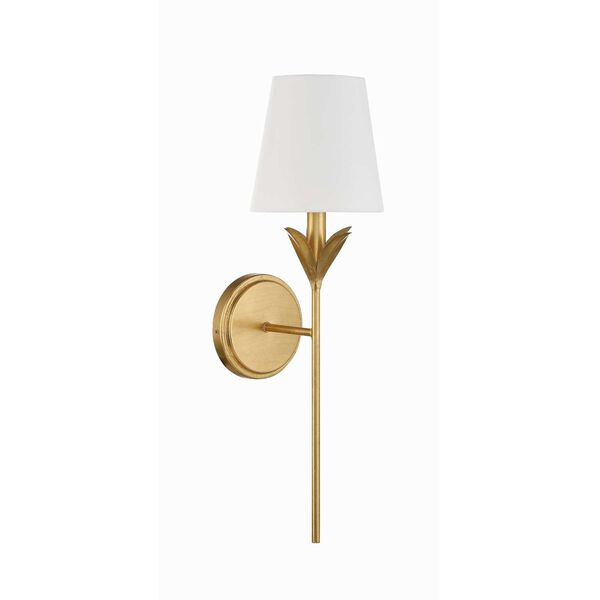 Broche Antique Gold One-Light Wall Sconce, image 5
